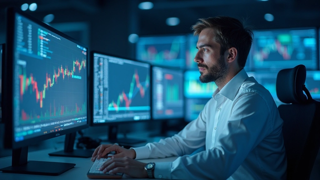 Finanzmarkt-Dashboard mit Echtzeit-Datenströmen und Nachrichtenticker