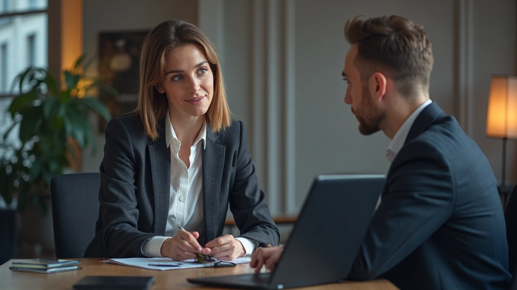 Psychologe oder Coach berät Trader über emotionale Kontrolle und Disziplin im Handel