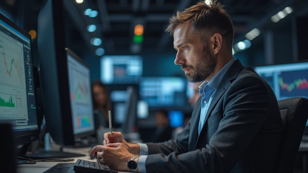 Finanzexperte analysiert Marktbewegungen und Preisveränderungen