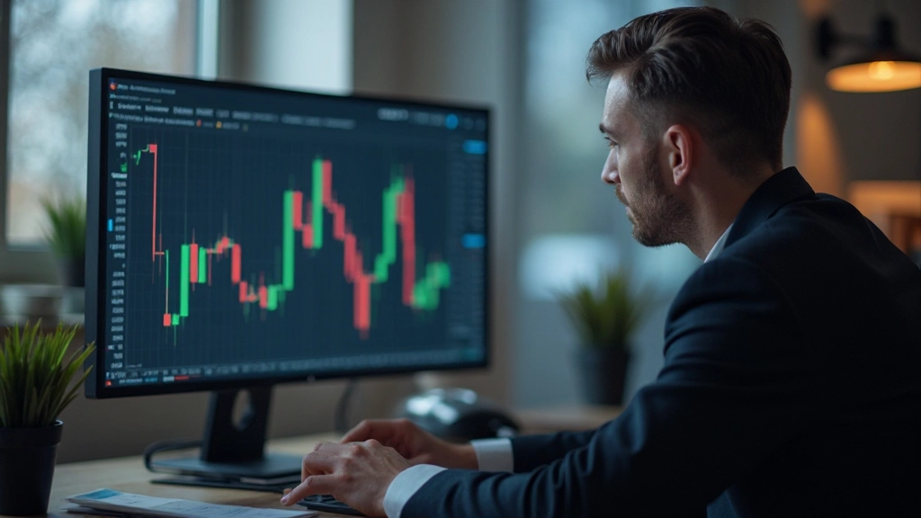 Detaillierter Tradingchart zeigt Einstiegspunkte an Unterstützungsniveaus mit Volumenbestätigung und Kerzenmustern