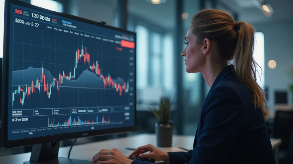Detailliertes Performance-Dashboard mit Gewinn-Verlust-Diagrammen, Win-Rate-Metriken und Equity-Kurve auf professionellem Monitor