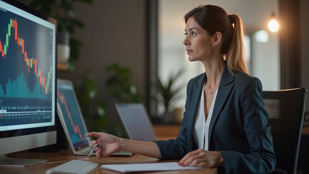 Finanzberater beim Erklären von Optionen und Derivaten