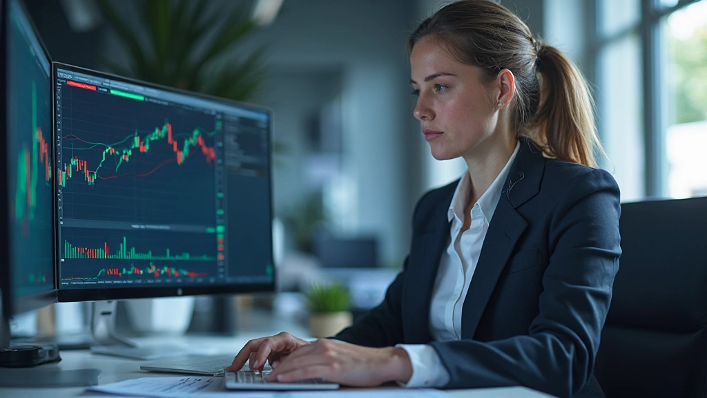 Finanzprofi beim Überprüfen von Rendite-Metriken und Erfolgsquoten